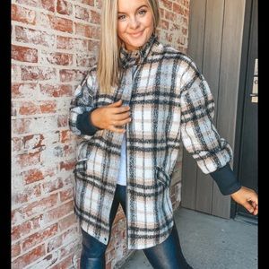 NWT! BB Dakota by Steve Madden Plaid Times jacket